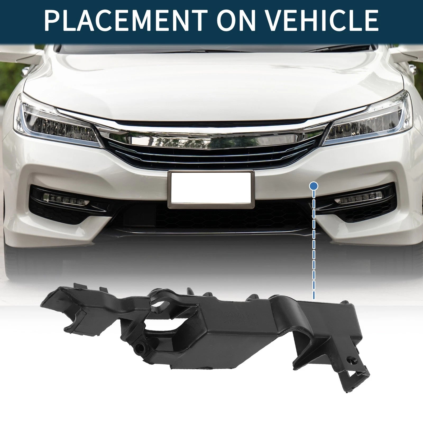 1pc Left Front Bumper Retainer Bracket for Audi A6 (2011–2018)