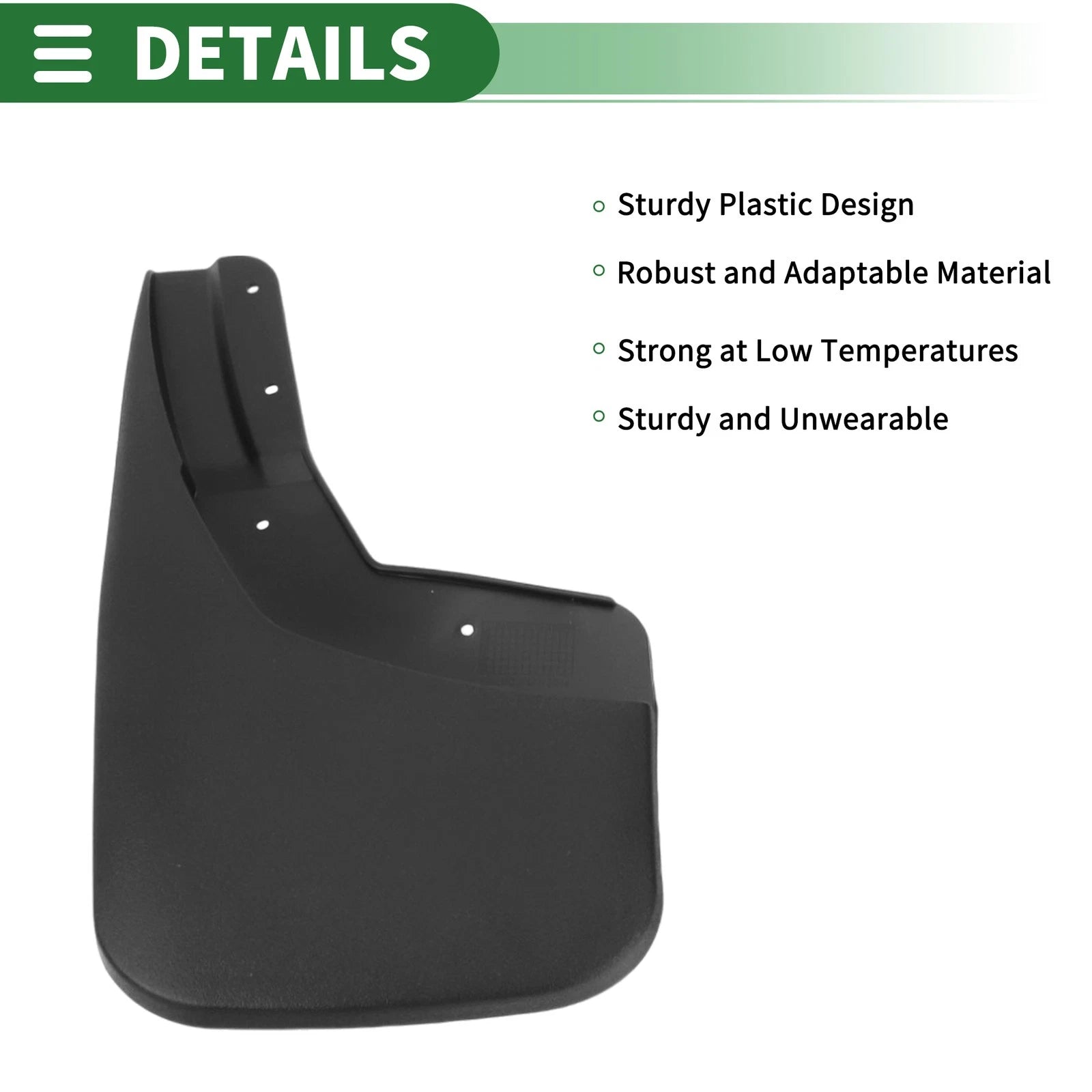 Mud Flaps Splash Guards for Chevrolet Silverado (2014–2018) W/ Mounts