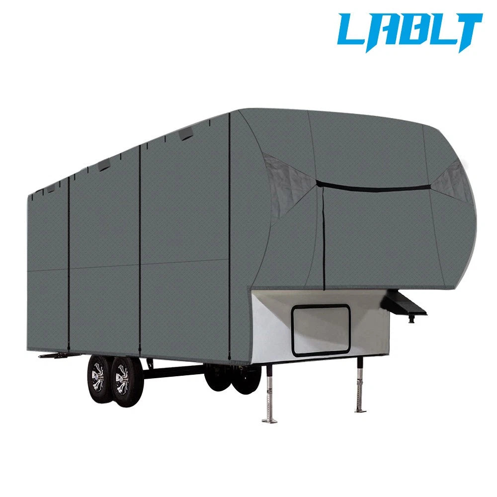 4-Layer LABLT RV Cover for Motorhome 26'-41' with 2 Extra Long Straps