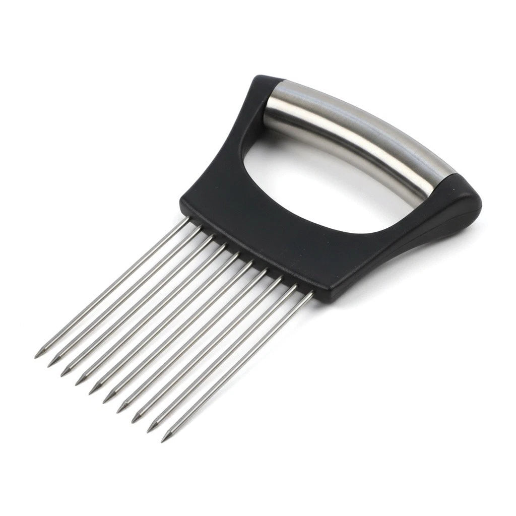 Onion Slicer Tool for Kitchen Use (Stainless Steel)