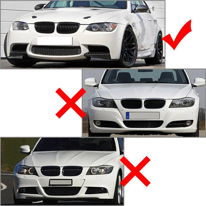 Front Lip Wrap Angle Spoiler for BMW 3 Series E90 E91 E92 E93 (2006–2013)