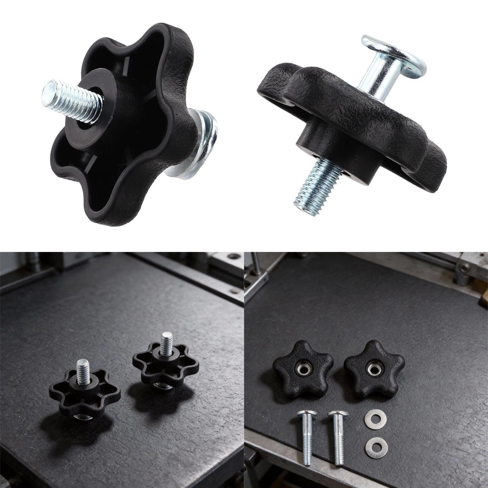 Replacement Handle Knobs for Toro Mower (2 Pack) with Washers and Bolts