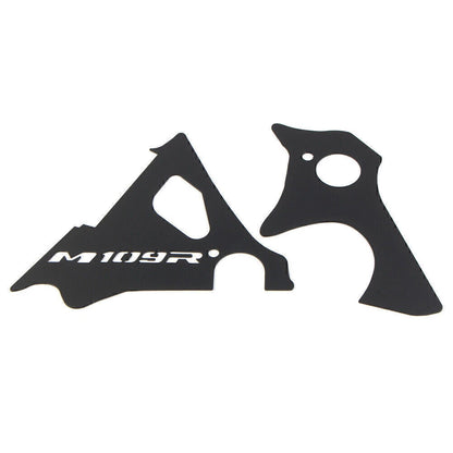 Engine Side Covers Frame Fillers Keyhole For Suzuki INTRUDER M1800R/VZR1800 BLK