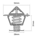 Thermostat for Nissan Urvan E23 E24 (1980–1992)