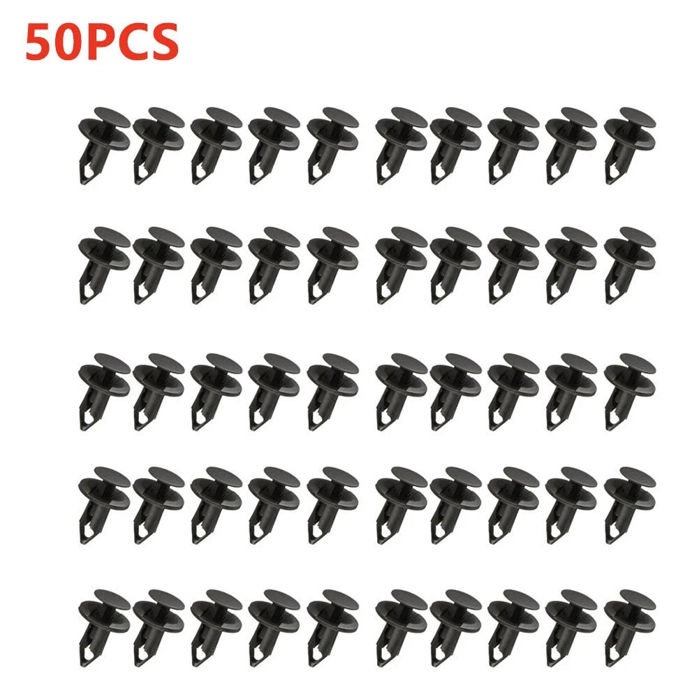 Set of 50 Push Pin Rivet Retainer Clips for ATV UTV Panel (Universal)