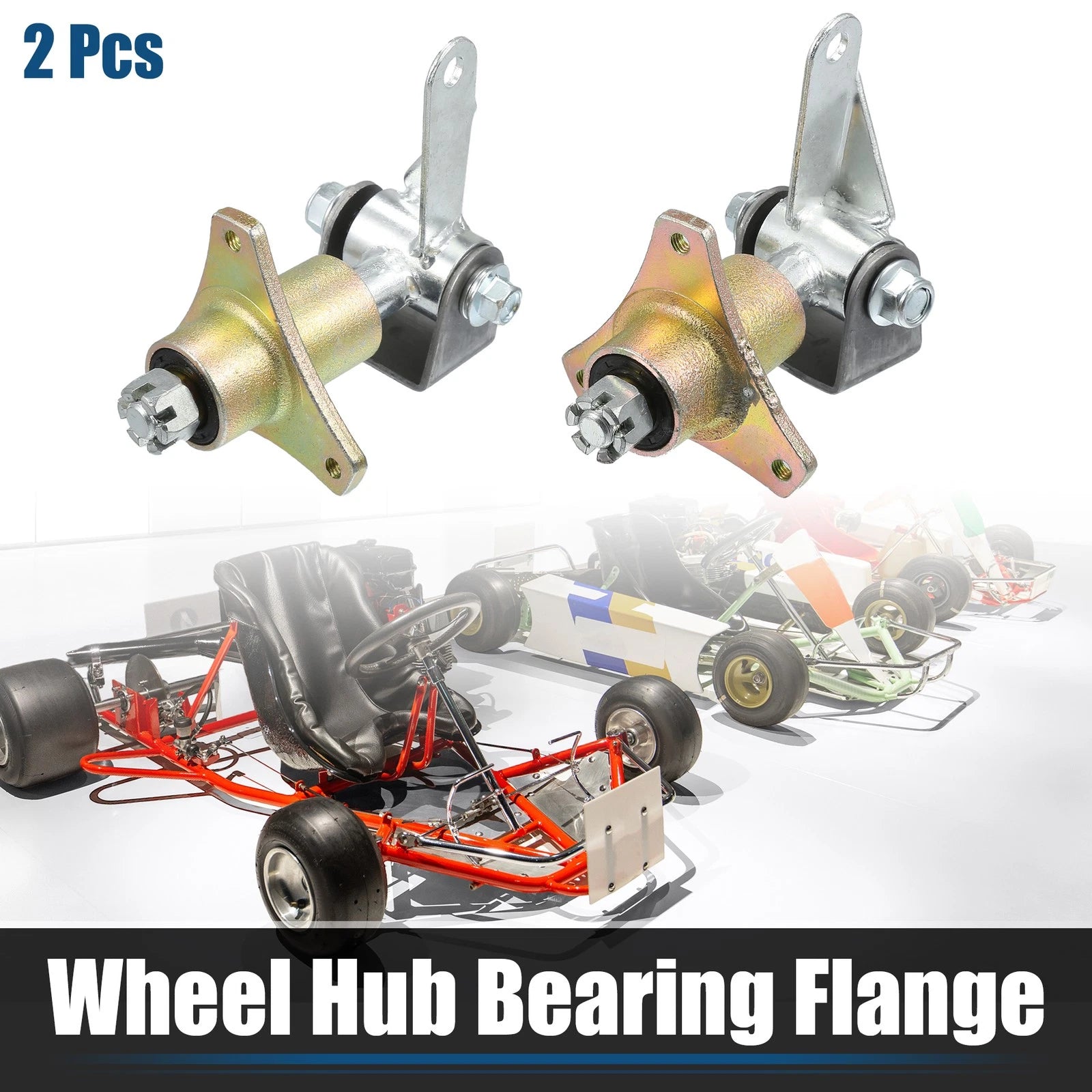 2X Wheel Hub Bearing Flange for ATV (Front)