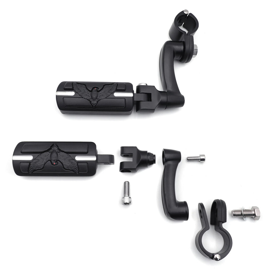 Arched FootPeg Kit for Yamaha Roadstar (1.25" Engine Guard)