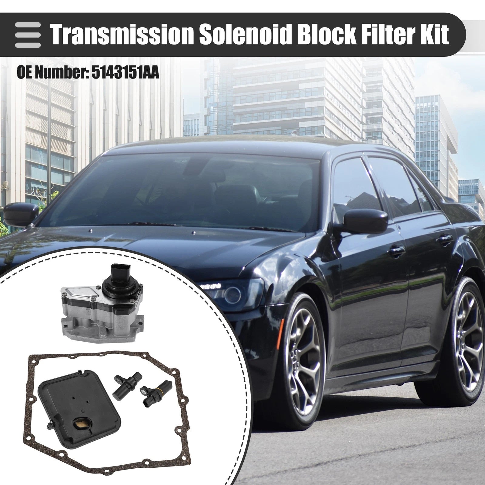 Transmission Solenoid Block Filter Kit for Chrysler 300 (2005–2011)
