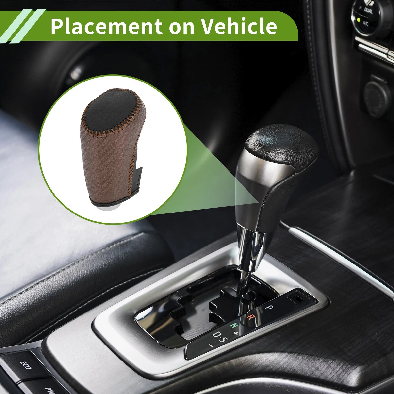 Gear Shift Knob Cover Replacement for Chevrolet Malibu (2016–2024)