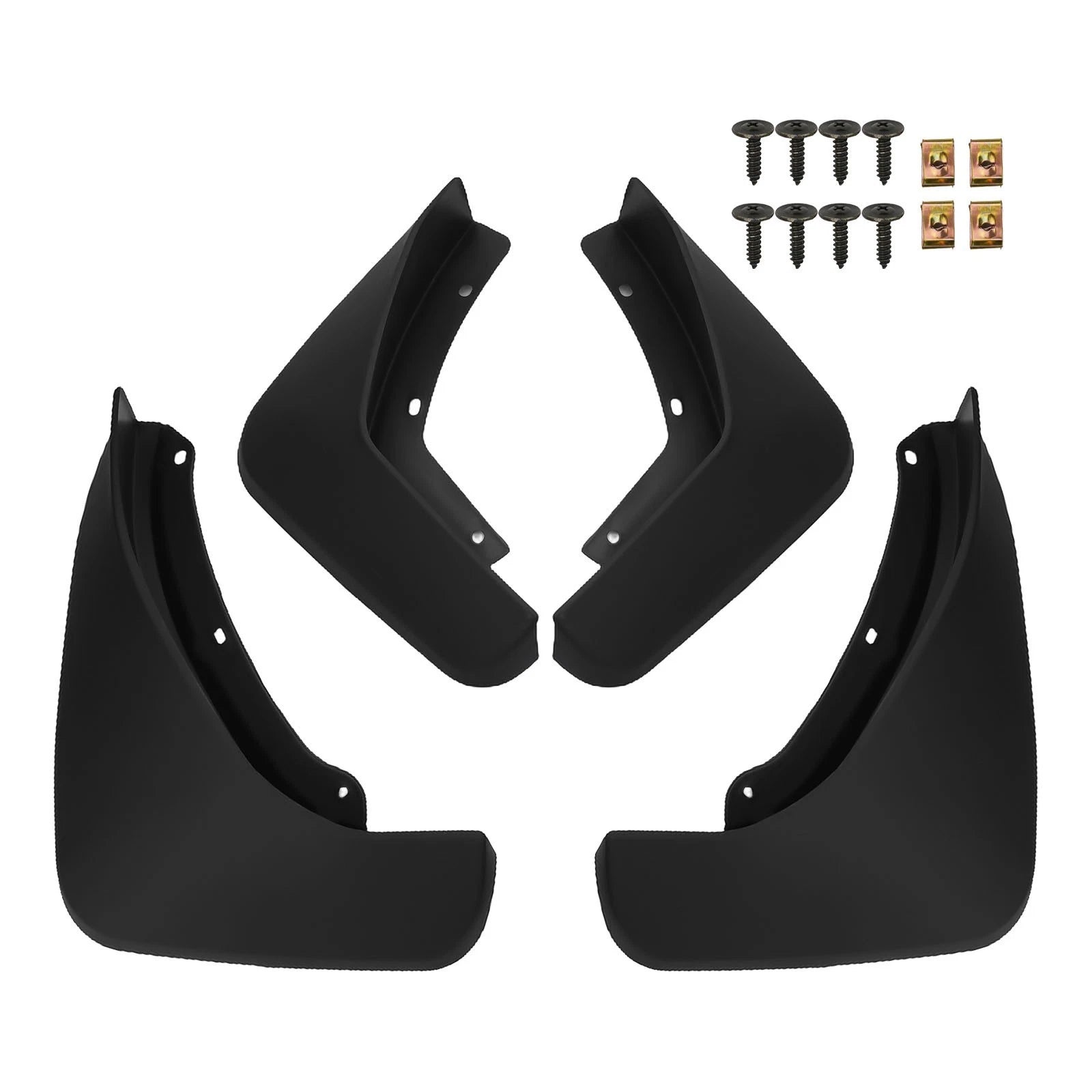 Mud Flaps Splash Guard for Volvo XC90 (2003–2021) - ABS, Black