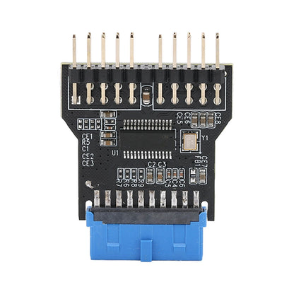 USB 3.0 19pin to Dual 9 Pin Adapter for Windows XP/Vista