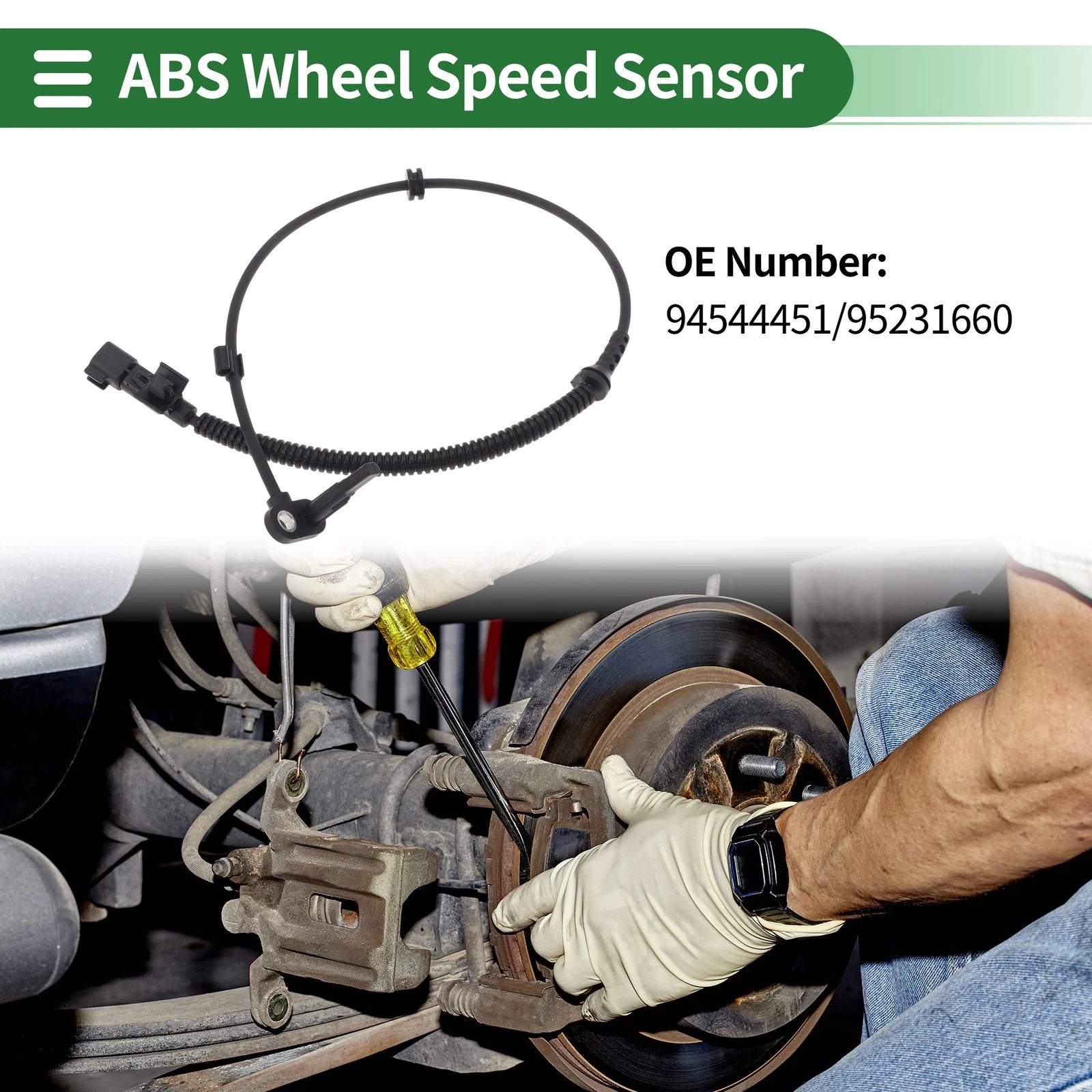 ABS Wheel Speed Sensor Left for Chevrolet Sonic (2012–2018)