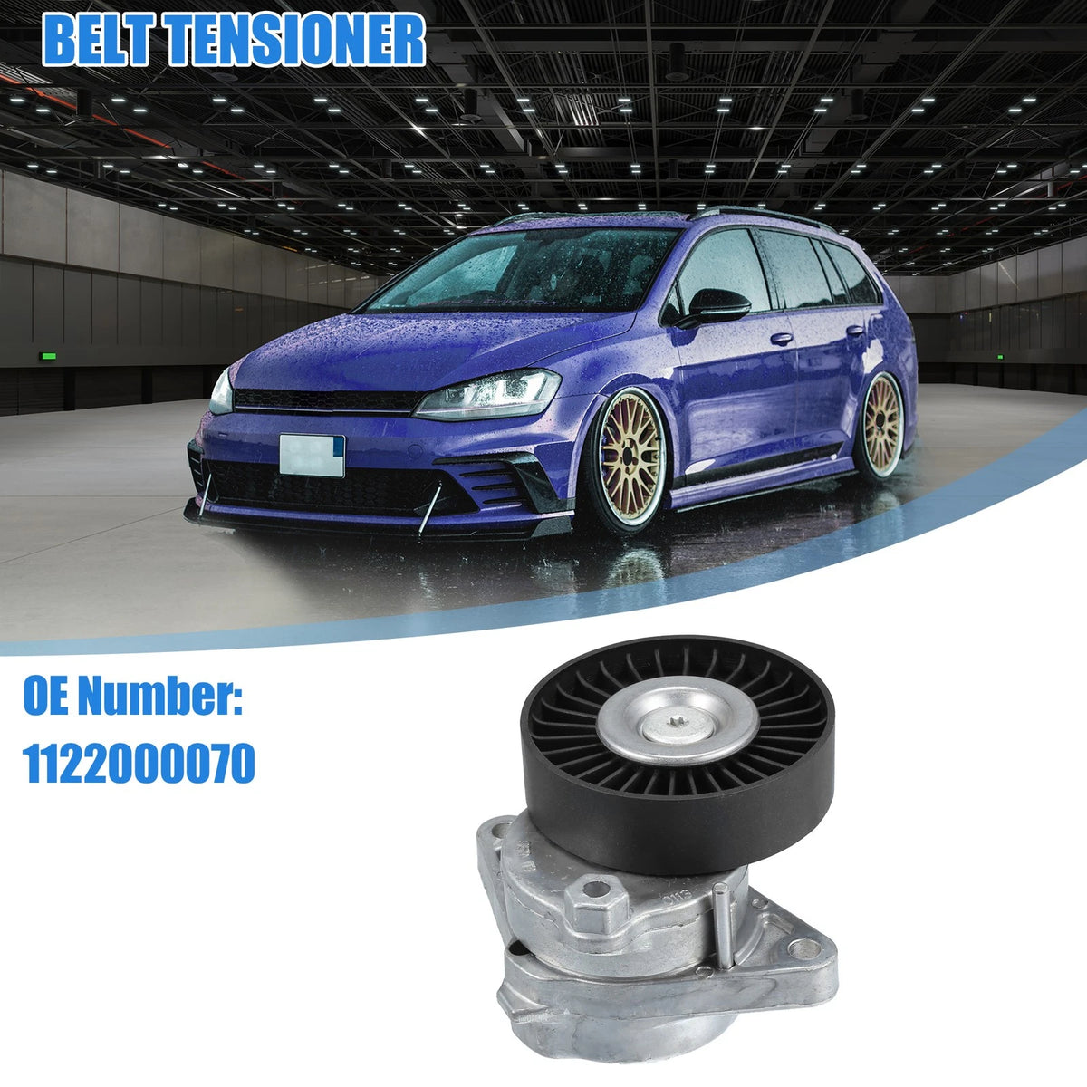 Belt Tensioner Pulley Replacement for Mercedes-Benz C240 C280 CLK320 E320 (2001–2007)