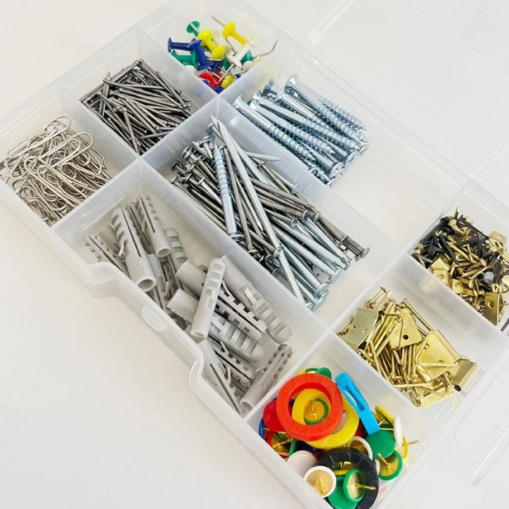 570 Piece Screw Set for Hanging Artwork Mirrors and More