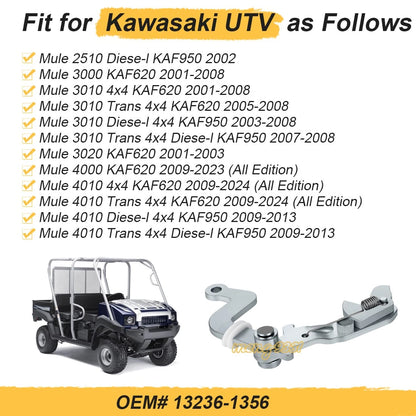 Left Brake Lever Bracket for Kawasaki Mule 3000 3010 (2001–2008) 13236-1356