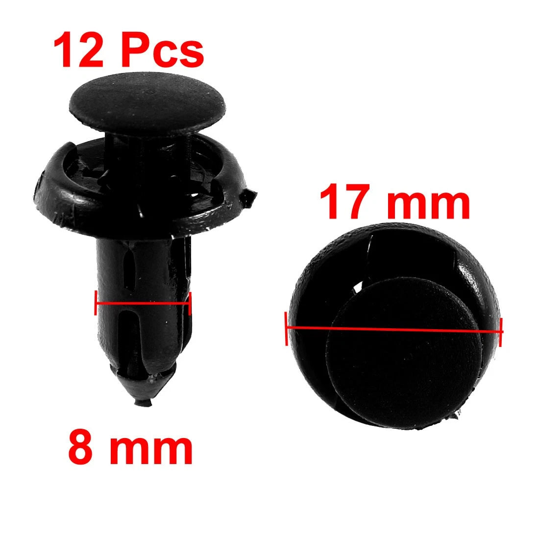 12Pcs Bumper Clips Plastic Rivet Replacement for Toyota (2010–2015)