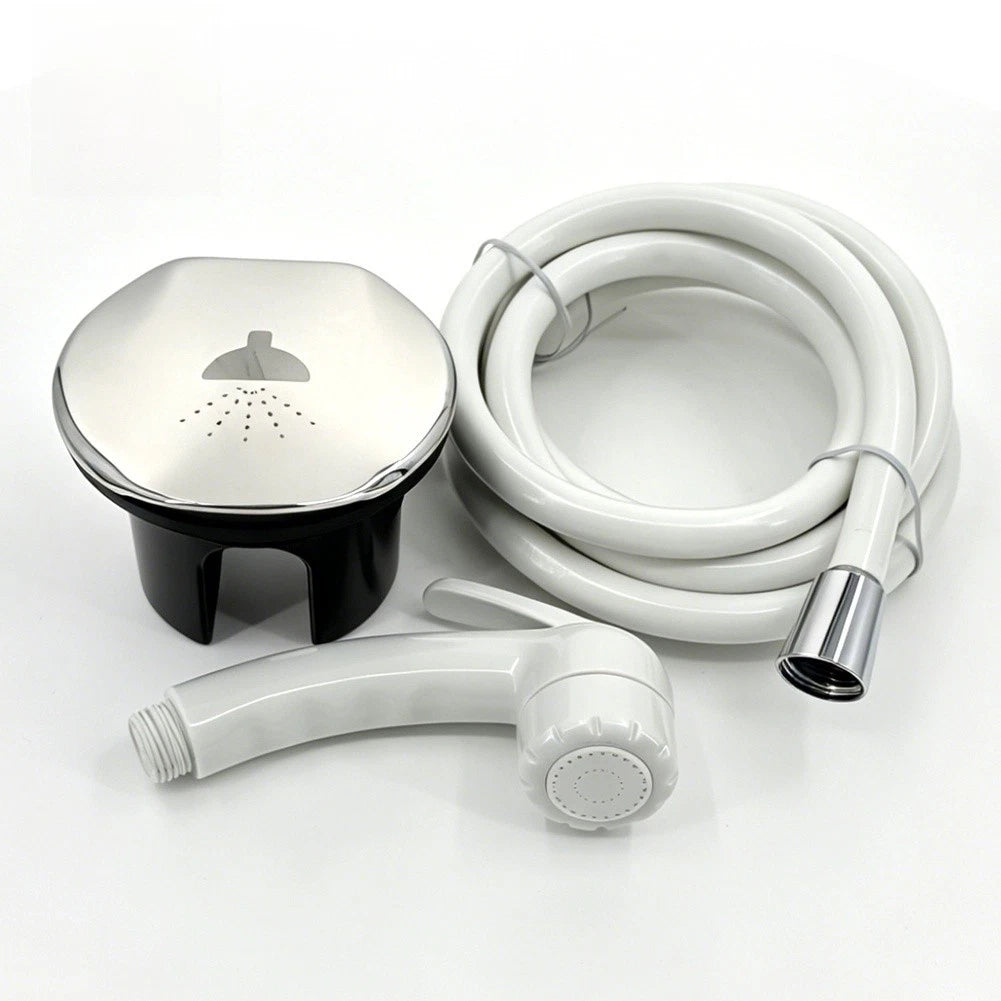 Shower Set for Boat with 2.4m Nylon Hose and Rainfall Flow