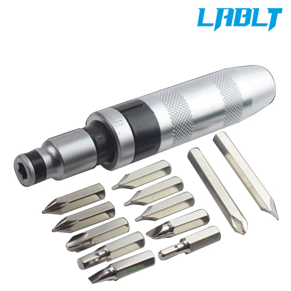 Set of 13 Heavy Duty Impact Driver Bits for 1/2In Tool Socket