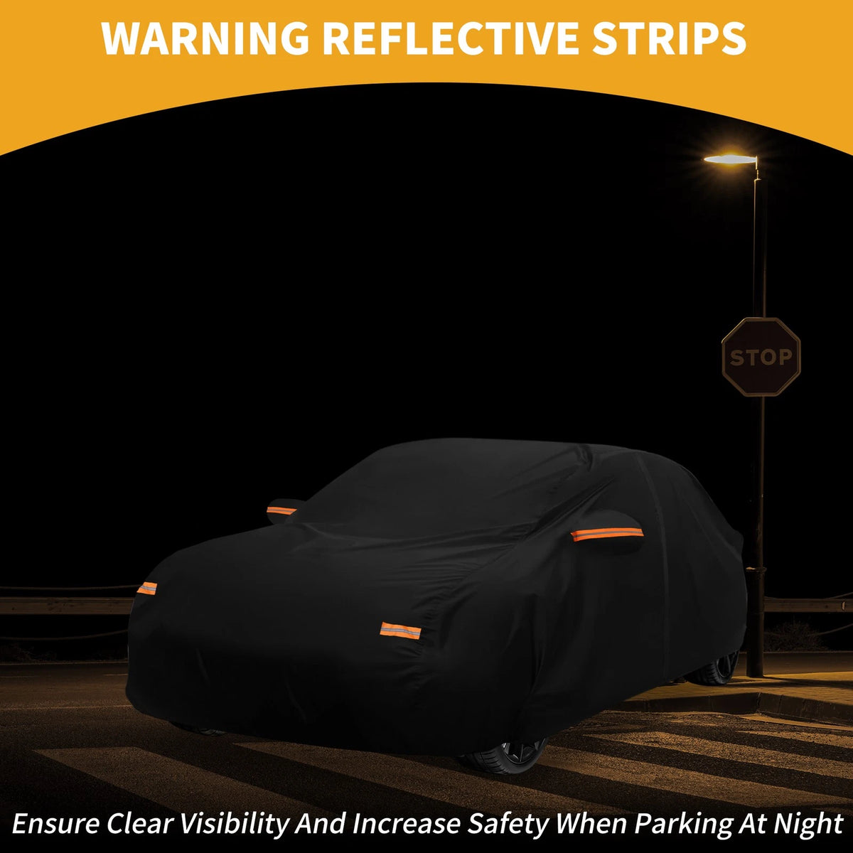 Car Cover Waterproof All Weather with Zipper for Lexus LC Black (2018–2024)