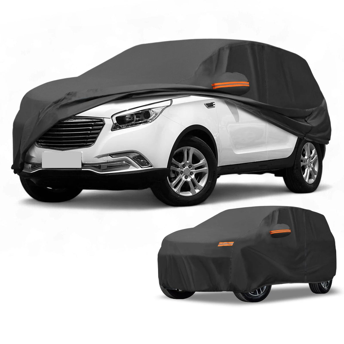 Waterproof Car Cover All Weather with Zipper for Hyundai Santa Fe (2001–2012)