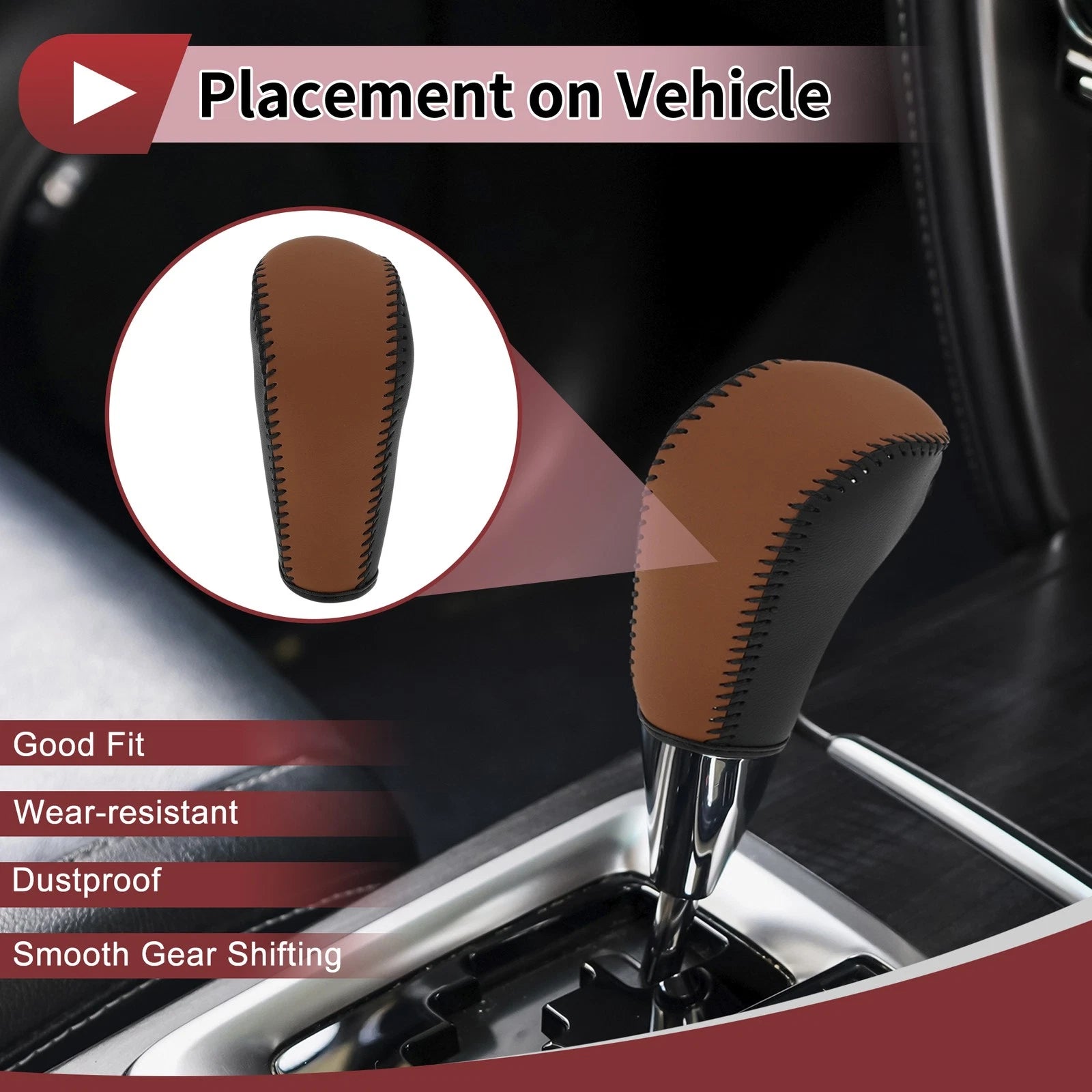 Gear Shift Knob Cover Replacement for BMW 3 Series E90 (2004–2012)
