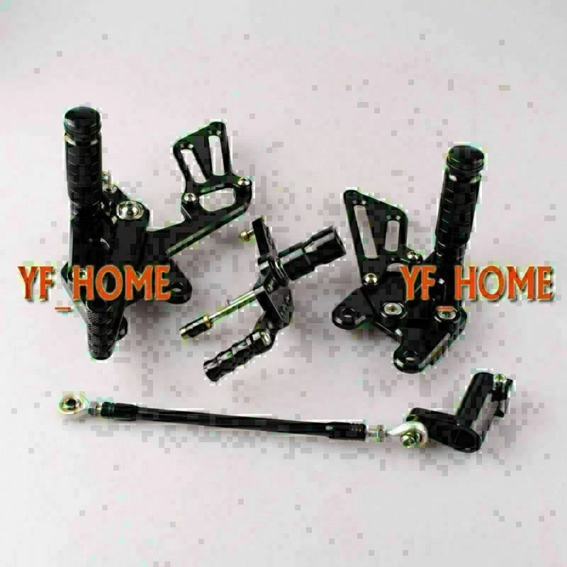 Rear Set Rearsets Foot Pegs for Honda CBR 1000RR (2008–2012) Black