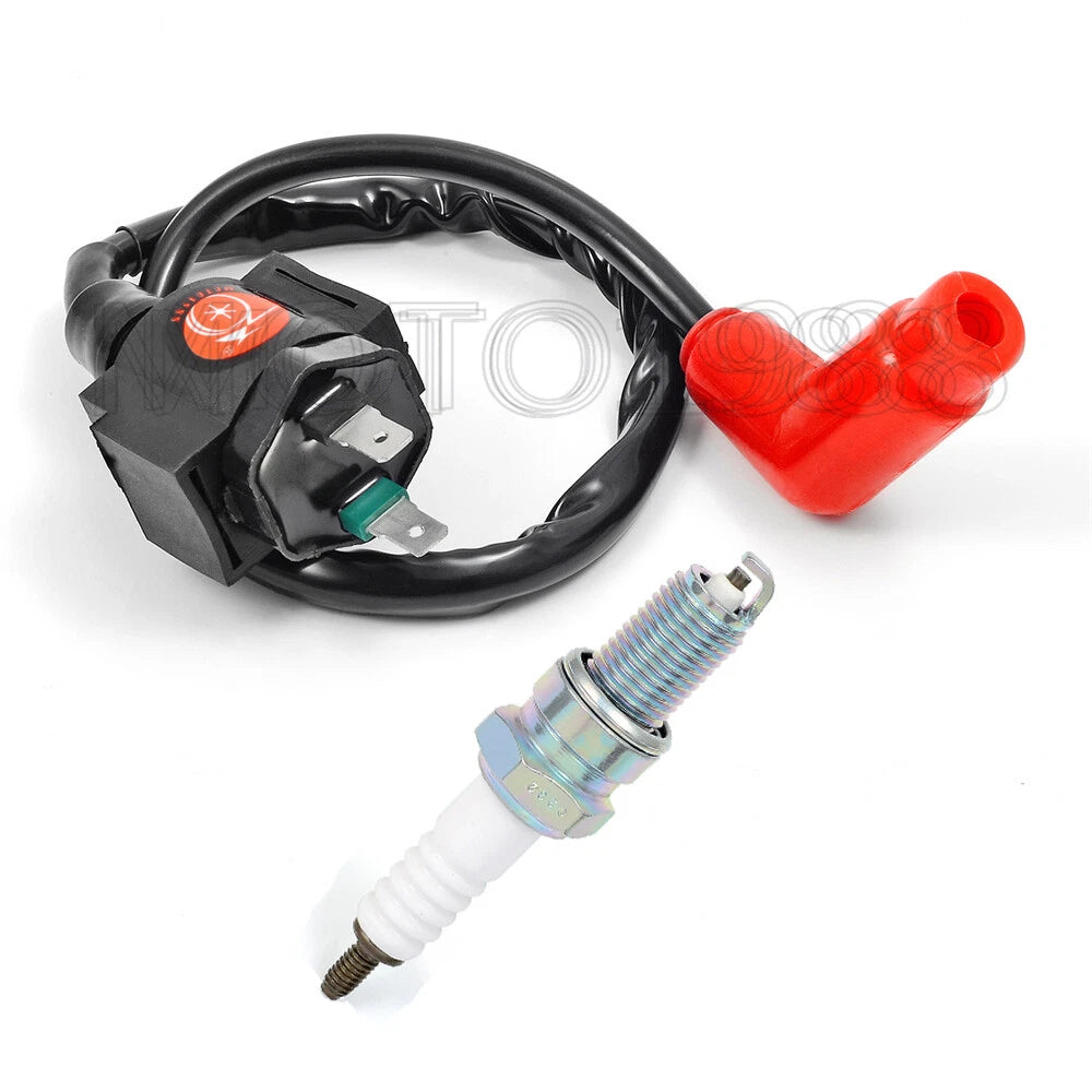 Ignition Coil and Spark Plug for Honda TRX400FW Foreman 400 (1995–2003)