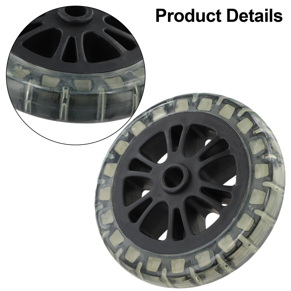 6 Inch Grill Wheels Set of 2 for Improved Maneuverability
