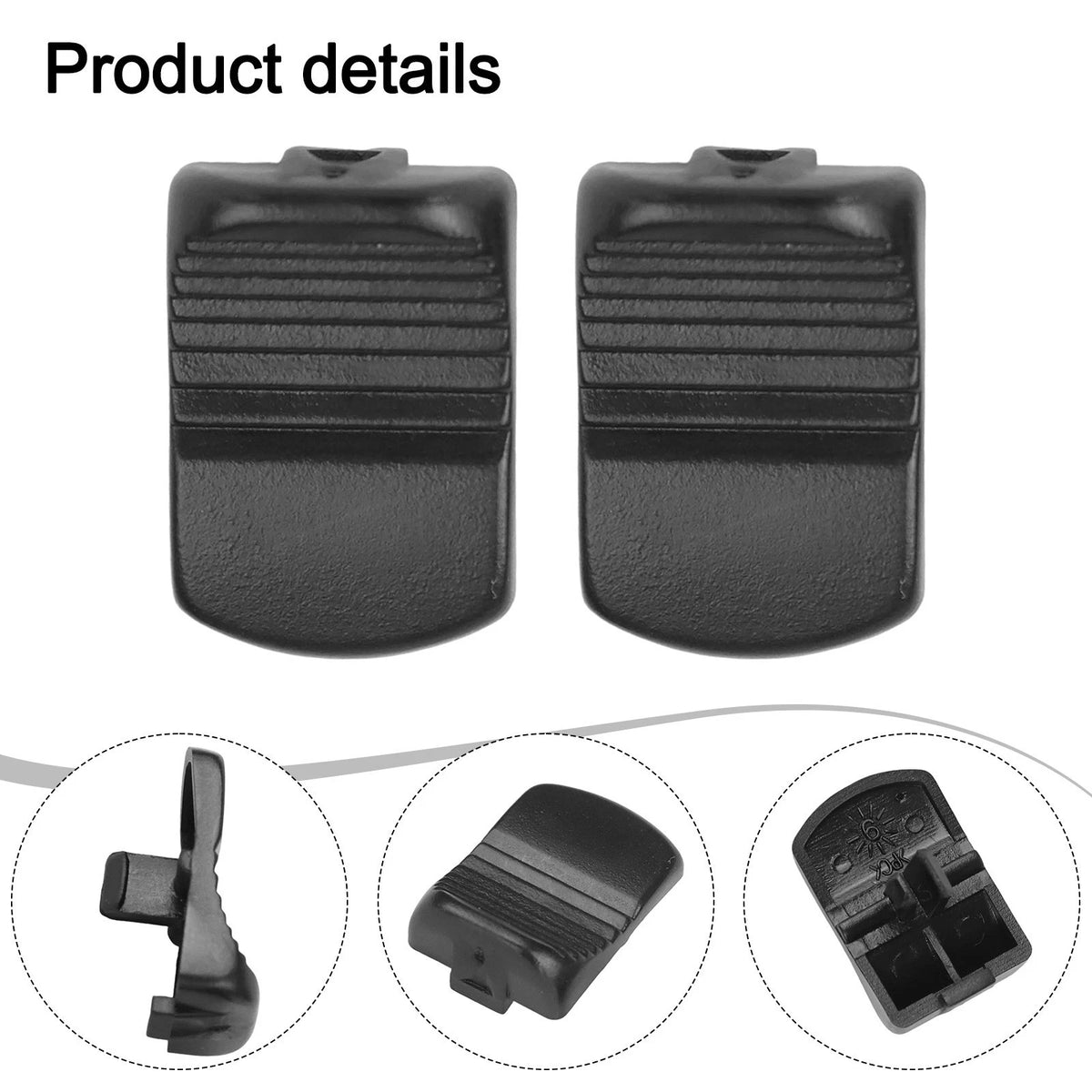 Set of 2 Metal Pull Rod and Push Block for GWS6100 Switches