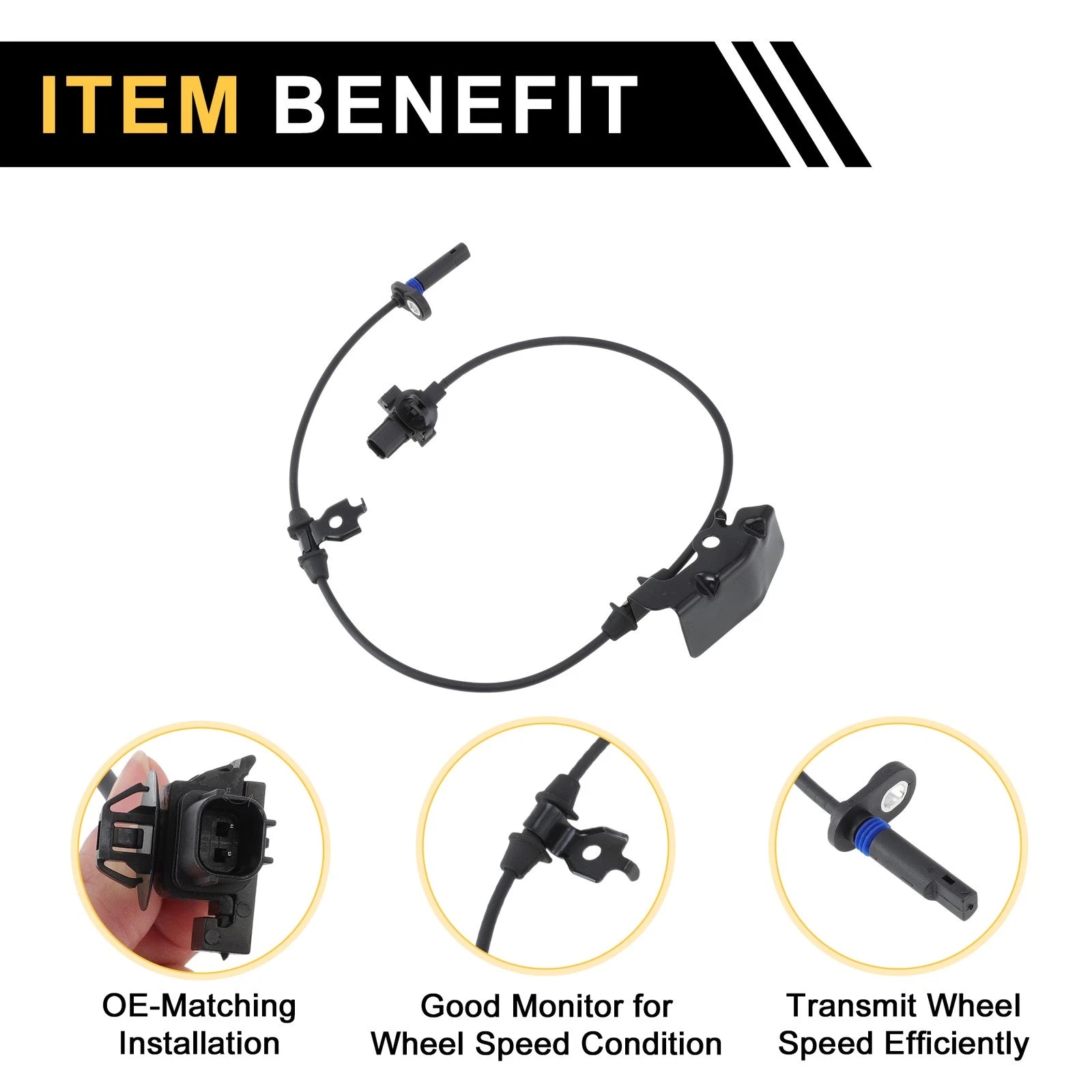 ABS Wheel Speed Sensor No. 57470SZAA02 for Honda Pilot (2003–2008)