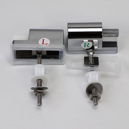 Soft Close Toilet Seat Hinges Replacement Holder - ABS Zinc Alloy