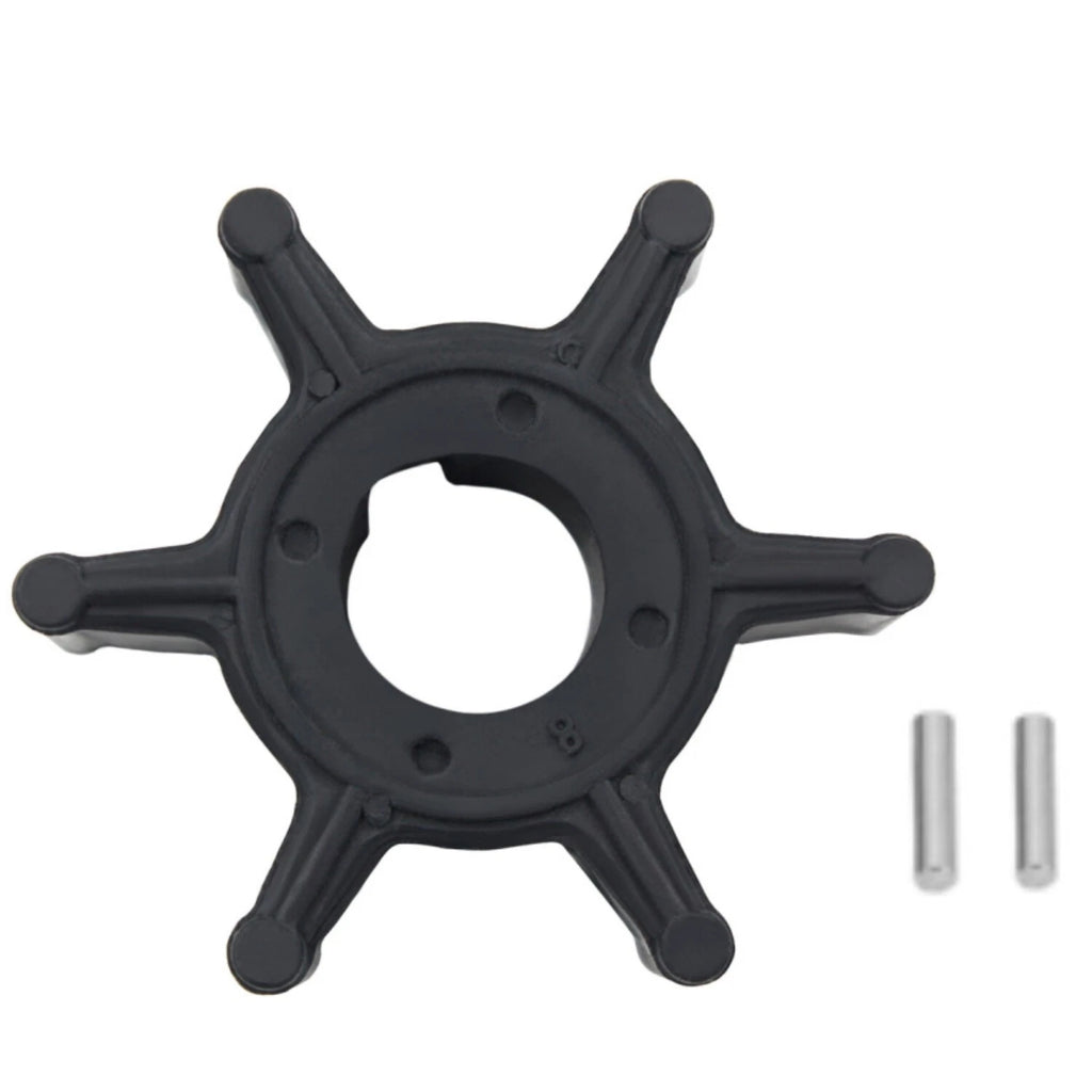 Water Pump Impeller & Pin for Yamaha 2.5 HP 4-Stroke Outboard (1999–2005) 6L5-44352-00