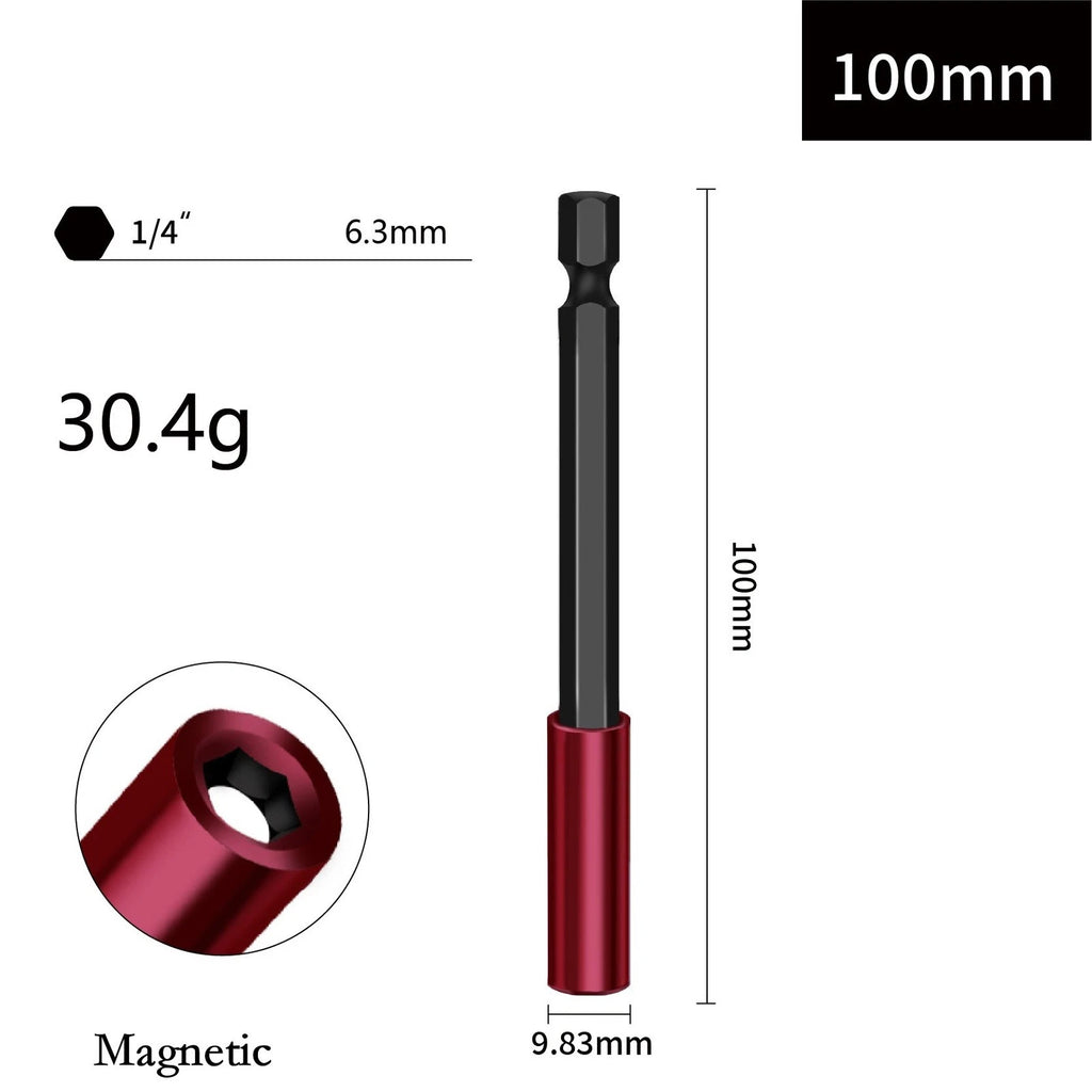 14 Shank Drill Bit Extension Rod for Quick Release and Self Locking Models