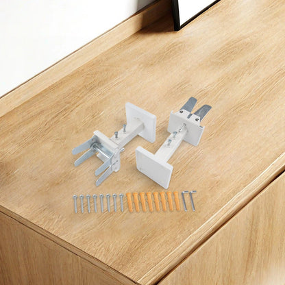 Complete Set of Adjustable Steel Radiator Supports for