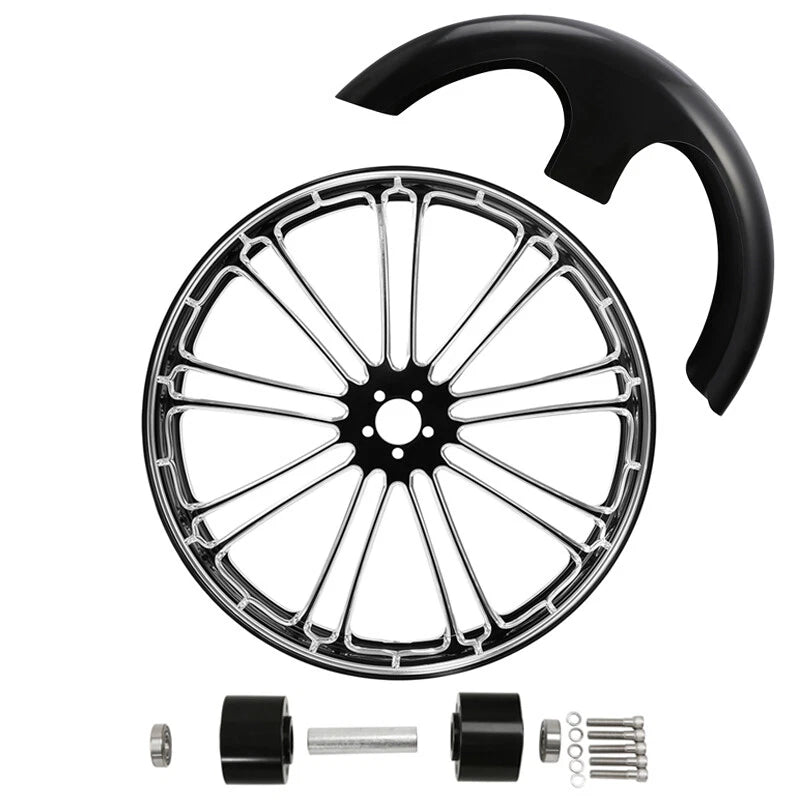 30" Front Wheel Rim for Harley Road Glide (1997–2021) Dual Disc Hub Fender