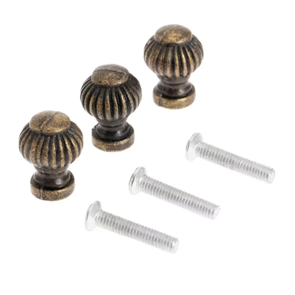 5Pc Antique Bronze Knob Pull Handle for Drawer Cabinet