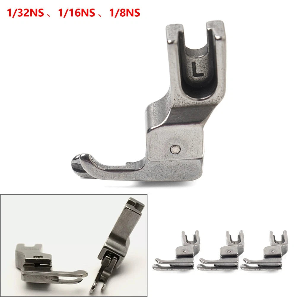Narrow Slim Edge Compensating Foot for Industrial Sewing Machine