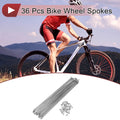Bicycle Spokes 280mm Steel Galvanized Set for 12G Wheel Build (2000–2000)