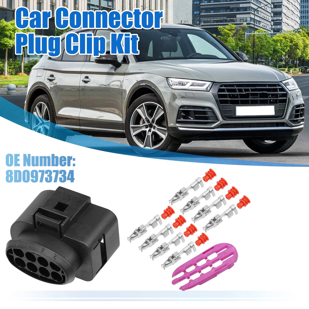 8 Way Sealed Female Connector Adapter for VW Audi (2005–2015)
