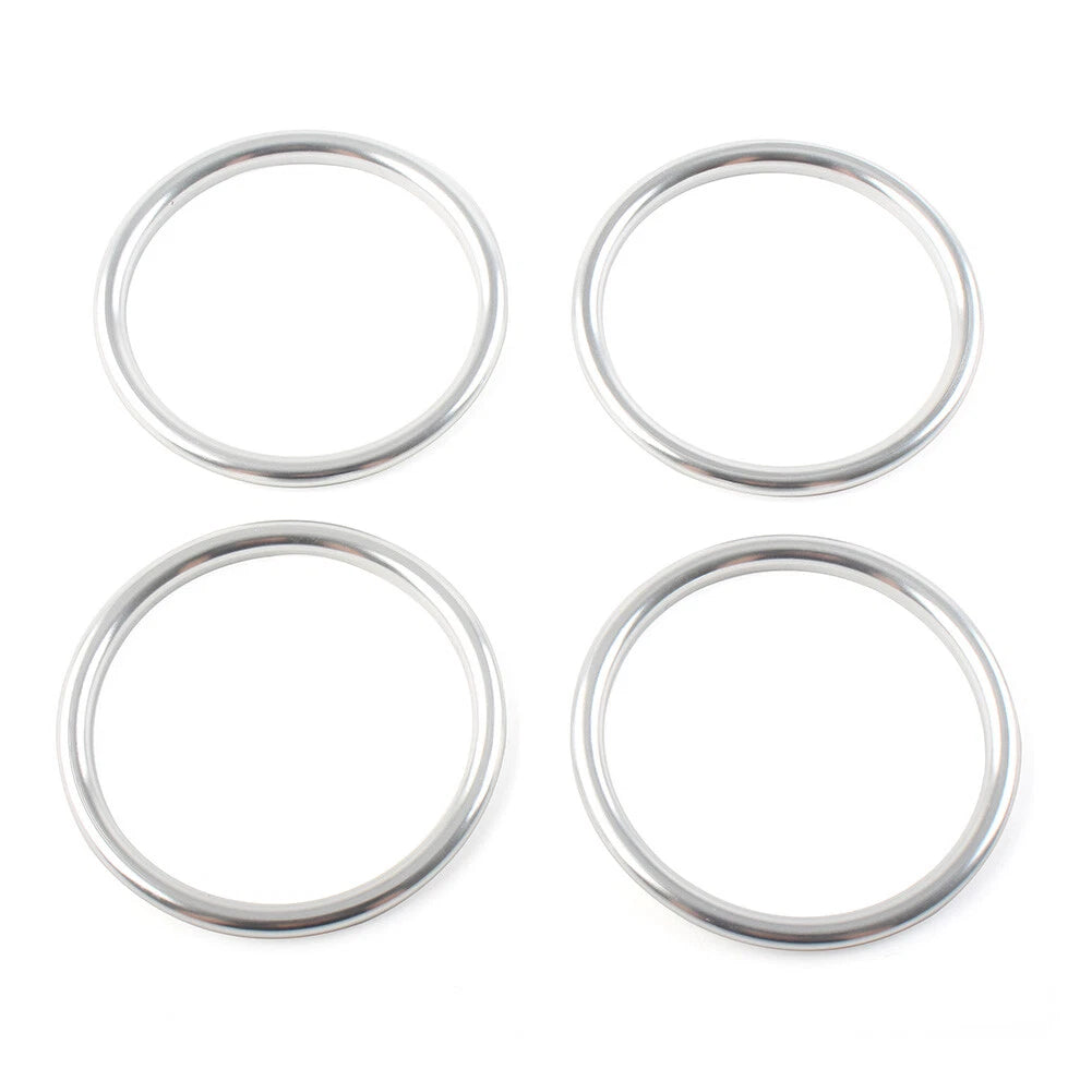 AC Air Condition Vent Outlet Inner Ring Trim for Audi A1 S1 (2010–2018) Silver