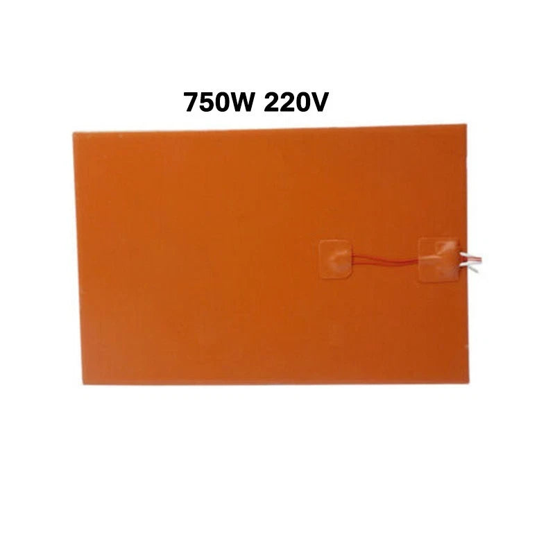 1pc Heater Pad for 3D Printer (20x30cm) Silica Gel Rubber 220V 750W