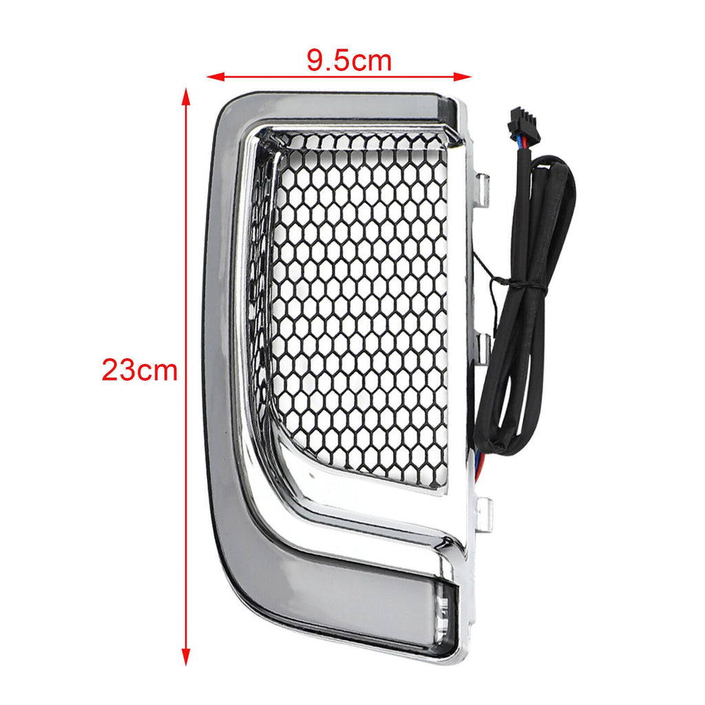 Tracer LED Lower Fairing Grills Lights for Electra Glide FLH/T (2014–2023)