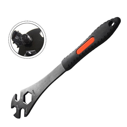 4-in-1 Portable Bicycle Pedal Wrench for Quick Maintenance Tasks