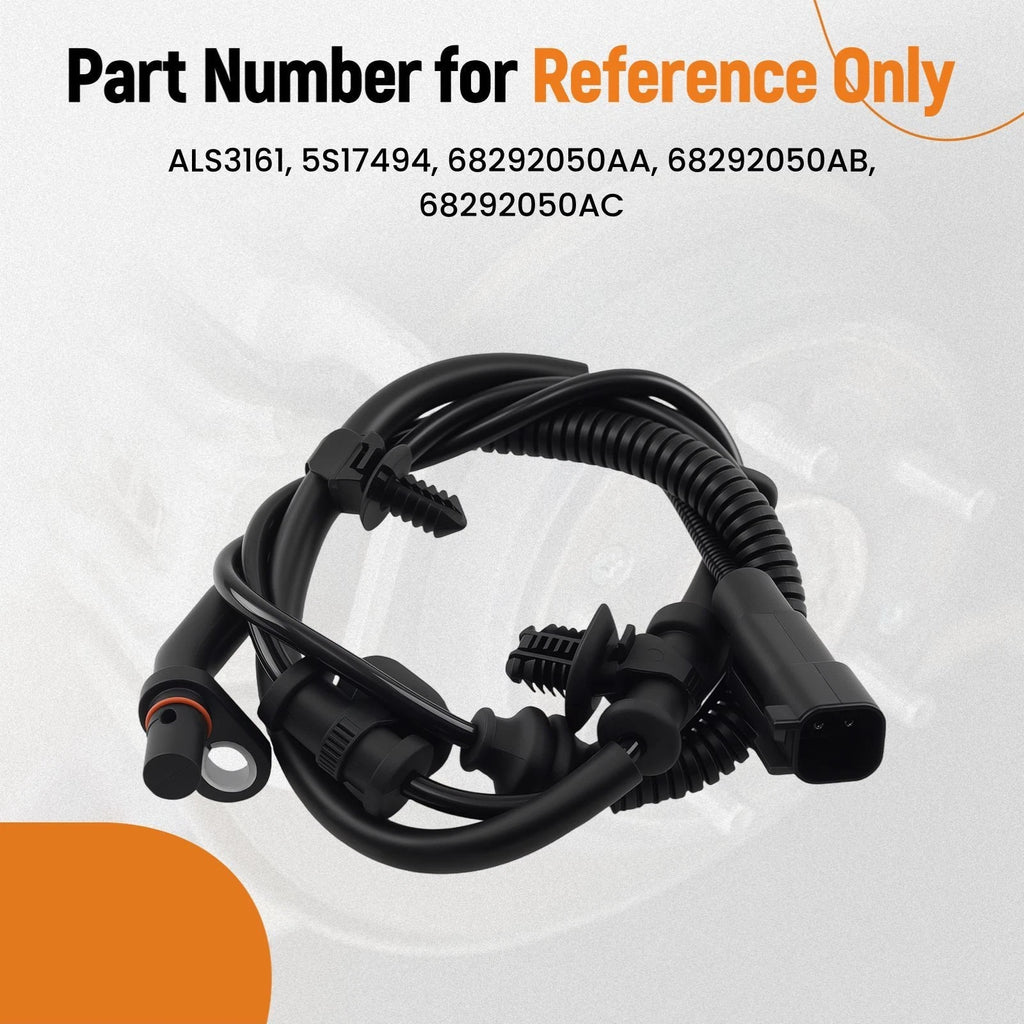 ABS Speed Sensor Front for Ram 1500 (2019–2024) 68292050AH 68292050AA 68292050AB