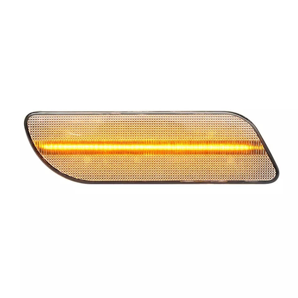 Set of 2 Clear LED Side Marker Lights for Mercedes Benz SLK R170 CLK320 (1998–2004)