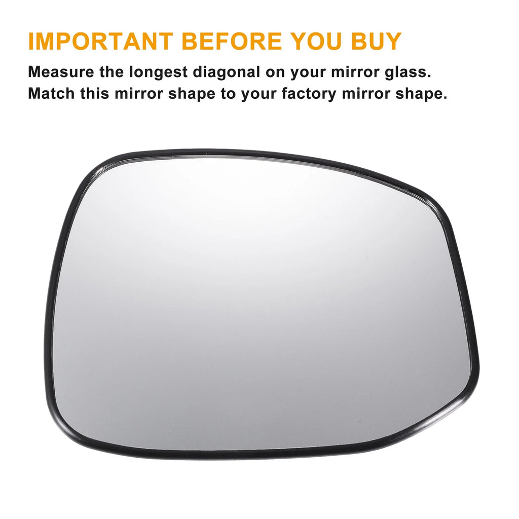 Side Mirror Glass Pair Left Right for Honda Accord (2008–2017)