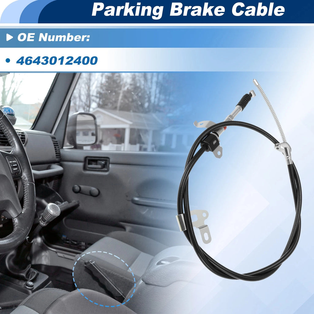 Rear Left Parking Brake Cable Assembly for Toyota Corolla (2004–2013)