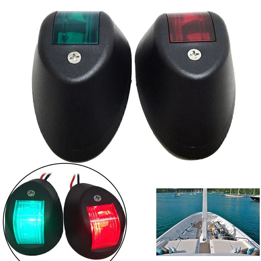 6 LED Bi-color Bow Navigation Lights for Marine Boat (12V)