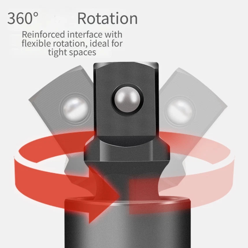 3/4in Wrench Joint Adapter for Tight Spaces with 360 Degree Rotation