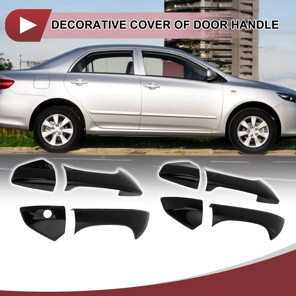 Car Door Handle Cover Outside Gloss Black Replacement for Honda Accord (2008–2012)